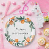 小さなかわいこちゃんの赤ちゃんシャワー ペーパープレート (パーティー)