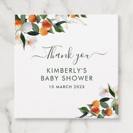 小さなかわいこちゃんの赤ちゃん フェイバータグ (正面)