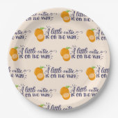 小さなかわいこちゃんの赤ちゃん ペーパープレート (正面)