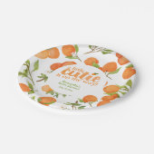 小さなかわいこちゃんの赤ちゃん ペーパープレート (アングル)