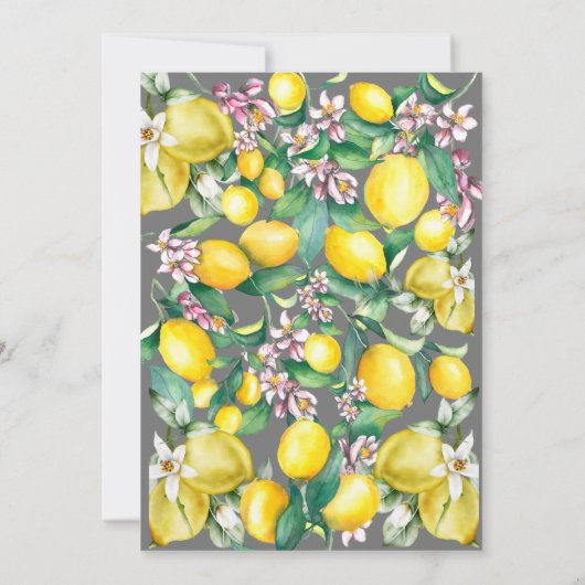 小さなかわいこちゃんの赤ちゃん 招待状 (裏面)