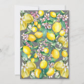 小さなかわいこちゃんの赤ちゃん 招待状 (裏面)