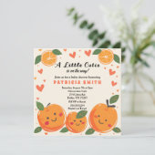 小さなかわいこちゃんの赤ちゃん 招待状 (スタンド正面)