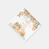 小さなかわいこちゃんの途中の赤ちゃんシャワー スタンダードカクテルナプキン (角)