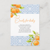 小さなかわいこちゃんのClementineの本の赤ちゃんシャワー エンクロージャーカード (正面)