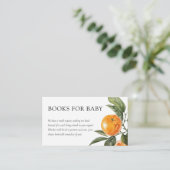 小さなかわいこちゃんは柑橘系の赤ちゃんシャワーの途中にある エンクロージャーカード (スタンド正面)