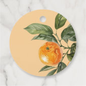 小さなかわいこちゃんは柑橘系の赤ちゃんシャワーの途中にある フェイバータグ (裏面)