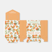小さなかわいこちゃんオレンジの隠しメッセージありがとう フェイバーボックス (折り畳みなし)