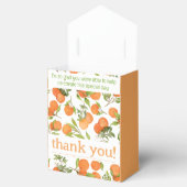 小さなかわいこちゃんオレンジの隠しメッセージありがとう フェイバーボックス (オープン)