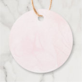 小さなかわいこちゃんオレンジクレメンチンベビーシャワー フェイバータグ (裏面)