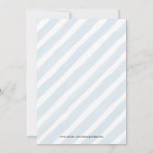 小さなかわいこちゃんクレメンチンオレンジボーイ赤ちゃんシャワー 招待状 (裏面)