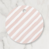 小さなかわいこちゃんクレメンチンガールベビーシャワーパーティー フェイバータグ (裏面)