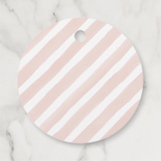 小さなかわいこちゃんクレメンチンガールベビーシャワーパーティー フェイバータグ (裏面)