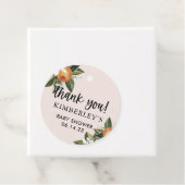 小さなかわいこちゃんクレメンチンガールベビーシャワーパーティー フェイバータグ (インサイチュ)