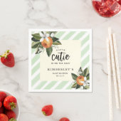 小さなかわいこちゃんクレメンチンベビーシャワー紙 スタンダードカクテルナプキン (インサイチュ)