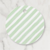 小さなかわいこちゃんクレメンチン赤ちゃんシャワーパーティー フェイバータグ (裏面)