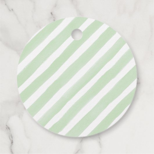 小さなかわいこちゃんクレメンチン赤ちゃんシャワーパーティー フェイバータグ (裏面)