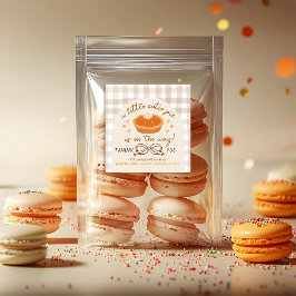 小さなかわいこちゃんパイが彼の道にある – 大きなステッカー スクエアシール