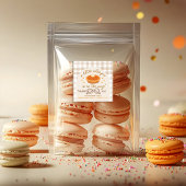 小さなかわいこちゃんパイが彼の道にある – 小さなステッカー スクエアシール