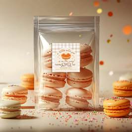 小さなかわいこちゃんパイが彼の道にある – 小さなステッカー スクエアシール