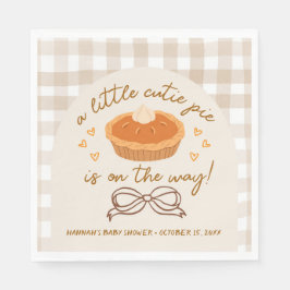 小さなかわいこちゃんパイが彼の道を行く スタンダードランチョンナプキン