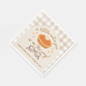 小さなかわいこちゃんパイが彼の道を行く スタンダードランチョンナプキン (角)