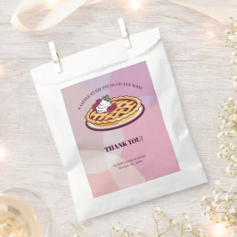 小さなかわいこちゃんパイのミニマリストパープルベビーシャワー フェイバーバッグ