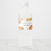 小さなかわいこちゃんパイの赤ちゃんシャワー ペットボトルラベル (正面)