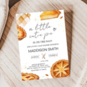 小さなかわいこちゃんパイの赤ちゃんシャワー 招待状