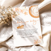 小さなかわいこちゃんパイはベーキング | 赤ちゃんシャワー エンクロージャーカード
