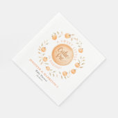 小さなかわいこちゃんパイはベーキング | 赤ちゃんシャワー スタンダードランチョンナプキン (角)