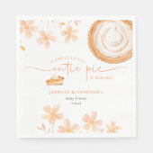 小さなかわいこちゃんパイはベーキング | 赤ちゃんシャワー スタンダードランチョンナプキン (正面)