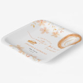 小さなかわいこちゃんパイはベーキング | 赤ちゃんシャワー ペーパープレート (傾斜あり)