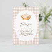 小さなかわいこちゃんパイサンキューカード エンクロージャーカード (スタンド正面)