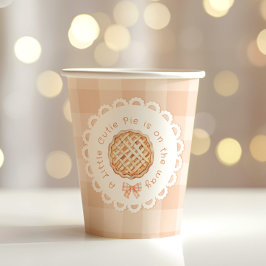 小さなかわいこちゃんパイボー男女兼用ベビーシャワー 紙コップ