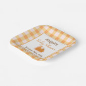 小さなかわいこちゃんパイ歯肉秋ベビーシャワー ペーパープレート (傾斜あり)