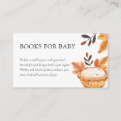 小さなかわいこちゃんパイ秋フローラ本ベビー エンクロージャーカード (正面)