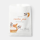 小さなかわいこちゃんパイ秋フローラ赤ちゃんシャワー フェイバーバッグ (正面)