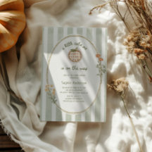 小さなかわいこちゃんパイ緑のコテージ赤ちゃんシャワー