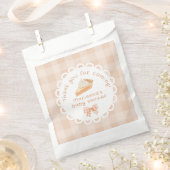 小さなかわいこちゃんパイ赤ちゃんシャワーありがとう フェイバーバッグ (クリップ留めされた状態)