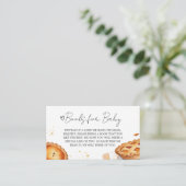小さなかわいこちゃんパイ赤ちゃんシャワー本ベビー エンクロージャーカード (スタンド正面)