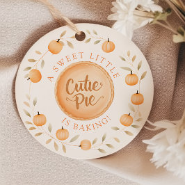 小さなかわいこちゃんパイ | 赤ちゃんシャワー フェイバータグ