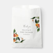 小さなかわいこちゃんフローラの赤ちゃんシャワー フェイバーバッグ (正面)