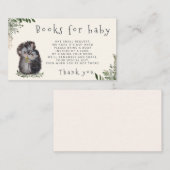 小さなかわいこちゃんブックベビーチケットエンクロージャカード。 名刺 (正面/裏面)