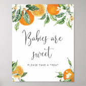 小さなかわいこちゃんベビーは甘い ポスター (正面)