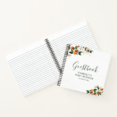 小さなかわいこちゃんベビーシャワーのゲストブック ノートブック (内部)