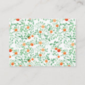 小さなかわいこちゃんモダンの赤ちゃんシャワーアドバイスカード アドバイスカード (裏面)