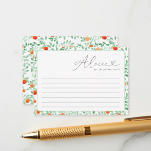 小さなかわいこちゃんモダンの赤ちゃんシャワーアドバイスカード アドバイスカード