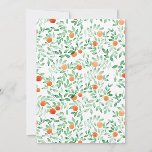 小さなかわいこちゃんモダンの赤ちゃんシャワー招待状 招待状 (裏面)