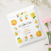 小さなかわいこちゃんレモンオレンジ柑橘系ベビーシャワー フェイバーバッグ (封をした状態)